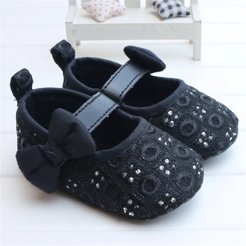 Newborn Baby Girls black bowknot Shoes Toddler cotton Soft Bottom baby First Walkers
Newborn Baby Girls black bowknot Shoes Toddler cotton Soft Bottom baby First Walkers