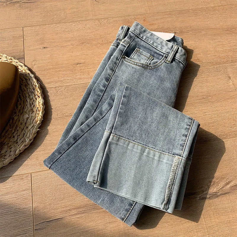 2019 Spring High Waist Vintage Jeans Women Wide Edge Wide Leg Denim Pant Stretch Loose Women Pants
2019 Spring High Waist Vintage Jeans Women Wide Edge Wide Leg Denim Pant Stretch Loose Women Pants