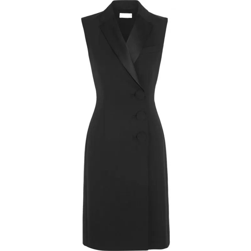European 2021 Spring Autumn Style Women Notched Sleeveless blazer Vest Casual Black Super Star High Waist V Neck Coat Vests
European 2021 Spring Autumn Style Women Notched Sleeveless blazer Vest Casual Black Super Star High Waist V Neck Coat Vests