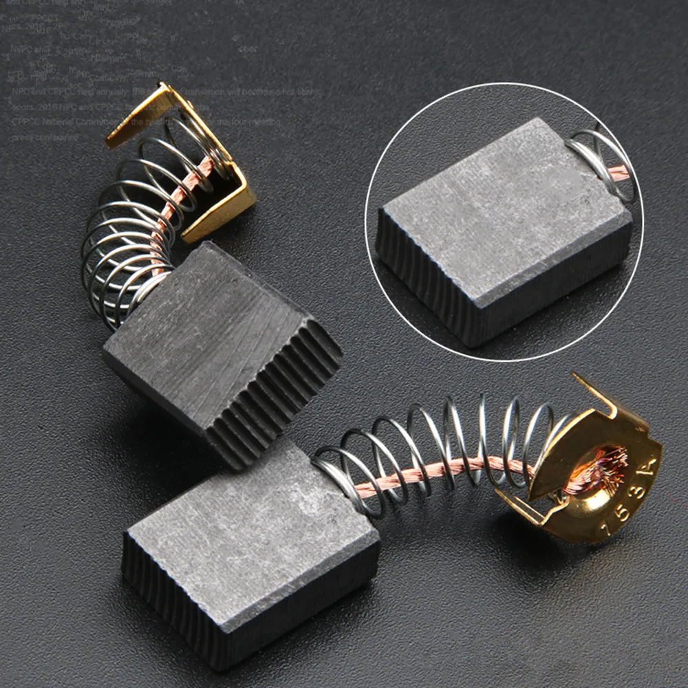 10 pair of carbon brush 6.5*7.5*13mm for Electric hammer grinder grinding machine
10 pair of carbon brush 6.5*7.5*13mm for Electric hammer grinder grinding machine