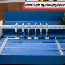 Electric Paper Creaser Perforator Cutter 3 in 1 Combo 520mm + 4 Sets Additional Perforating Blades
