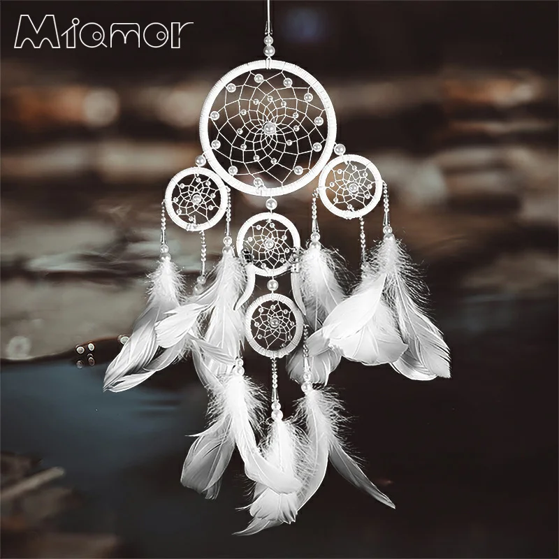 Polycyclic Imitation ivory Dreamcatcher Handmade Dream Catcher Net With Feathers Home & Wedding Decoration Ornament BMW114
Polycyclic Imitation ivory Dreamcatcher Handmade Dream Catcher Net With Feathers Home & Wedding Decoration Ornament BMW114