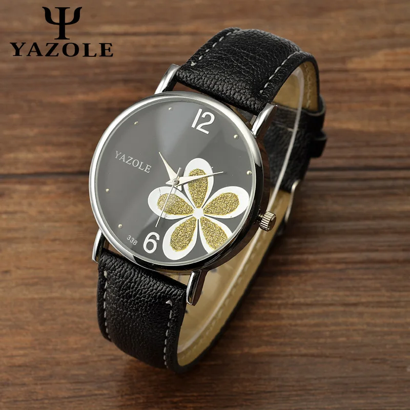 Женские часы YAZOLE 2020, женские часы, модные кварцевые часы с цветком и кожаным ремешком, часы с кристаллами, женские часы 
Женские часы YAZOLE 2020, женские часы, модные кварцевые часы с цветком и кожаным ремешком, часы с кристаллами, женские часы