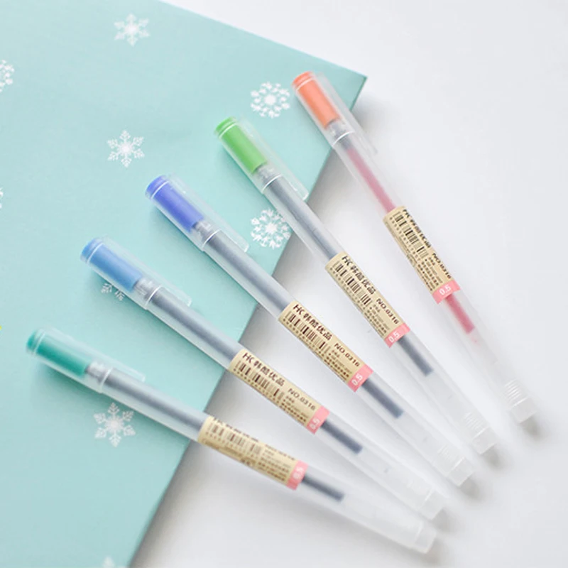 1pc 0.5mm Simple Style Gel Pen Art Creative Colourful Modeling Clip Smooth Neutral Pen Kawii School Supplies Student Stationery
1pc 0.5mm Simple Style Gel Pen Art Creative Colourful Modeling Clip Smooth Neutral Pen Kawii School Supplies Student Stationery