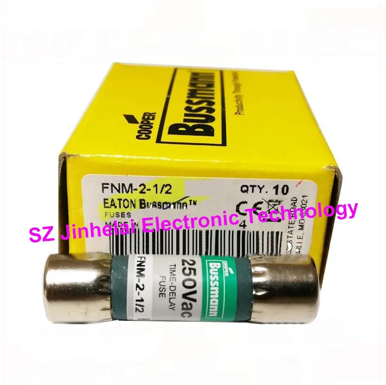 Новые и оригинальные FNM-2-1/2 предохранители задержки времени 2.5A 250 V 10*38mm
Новые и оригинальные FNM-2-1/2 предохранители задержки времени 2.5A 250 V 10*38mm