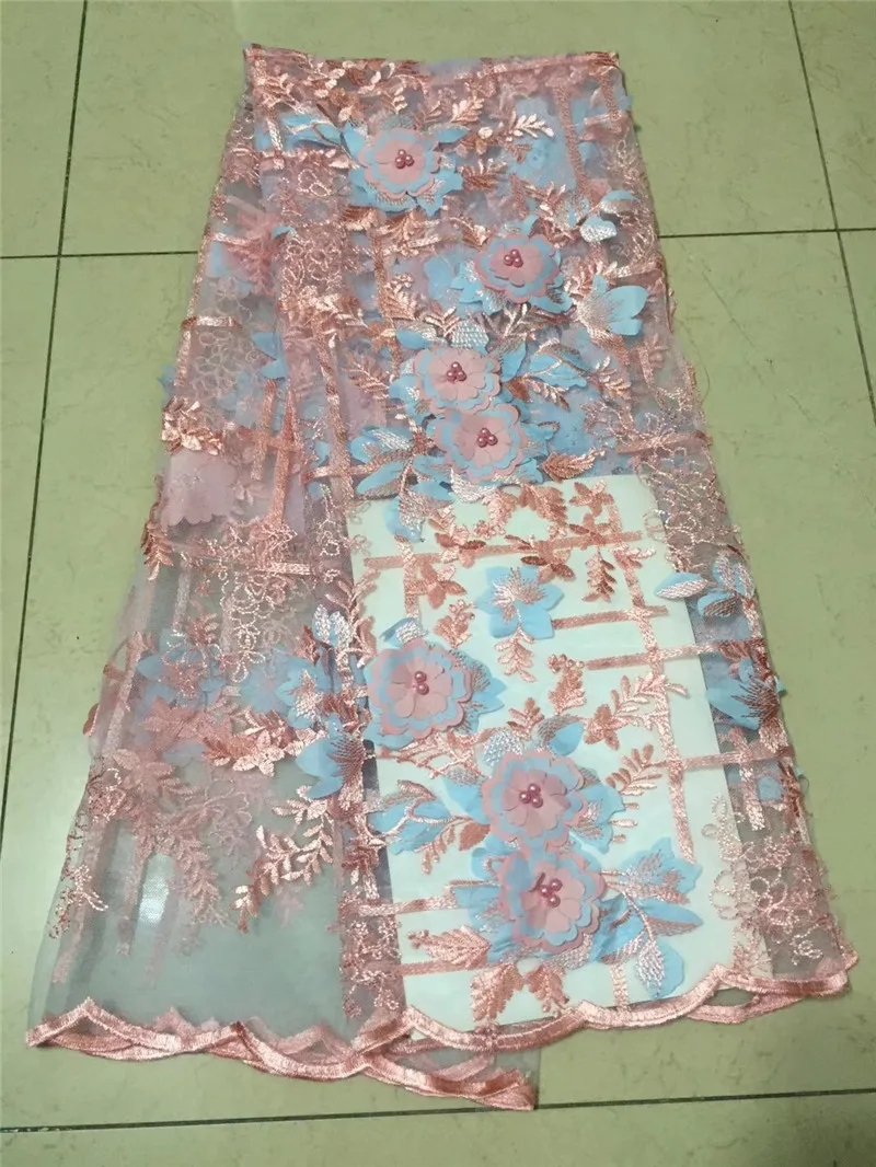 Indian embroidered tulle fabric with 3d flowers and beads hot sale design french lace fabric for dress sewing accessories
Indian embroidered tulle fabric with 3d flowers and beads hot sale design french lace fabric for dress sewing accessories