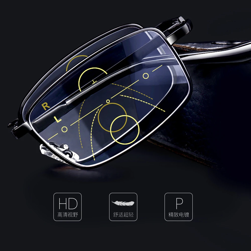 2019 Nomanov Fold Portable See Far And Near Multifunction Anti-blue Light Progressive Multifocal Reading Glasses Add 75 To 400
2019 Nomanov Fold Portable See Far And Near Multifunction Anti-blue Light Progressive Multifocal Reading Glasses Add 75 To 400