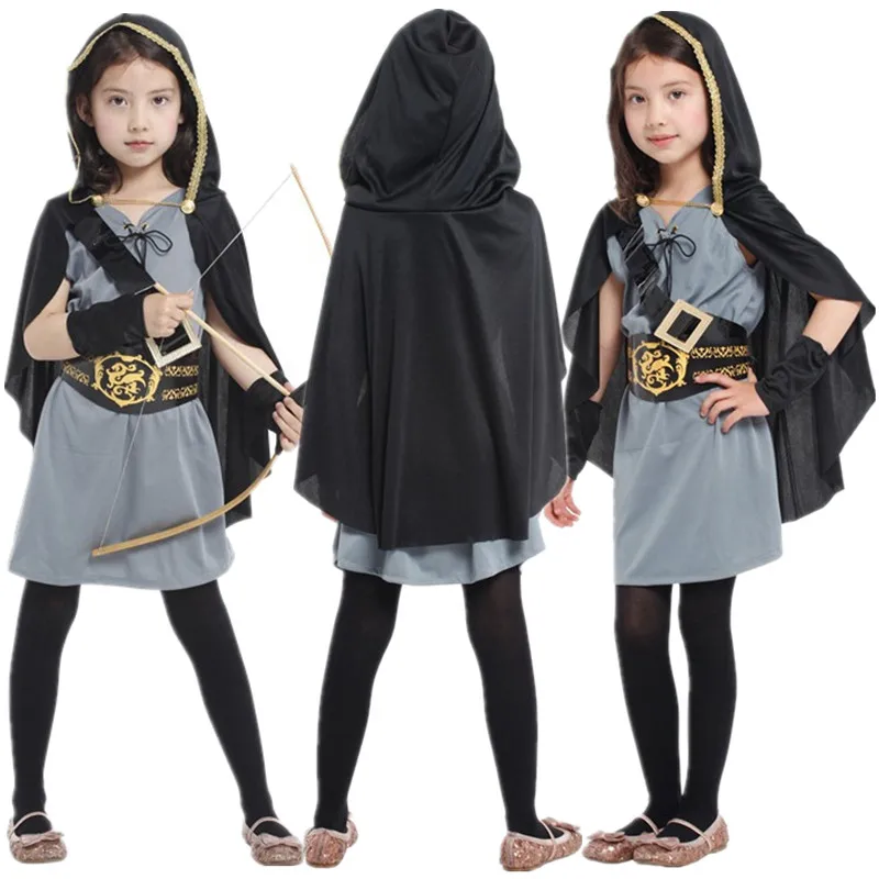 Carnival Halloween Cosplay Clothes Kids Girl Crusader Forest Hunter Huntress Costume Masquerade Children Fantasia Fancy Dress
Carnival Halloween Cosplay Clothes Kids Girl Crusader Forest Hunter Huntress Costume Masquerade Children Fantasia Fancy Dress