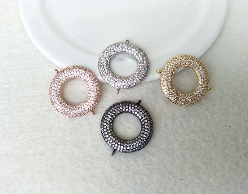 10 Pcs Turkish Style Double Bails Round Connector,Micro pave CZ zircon Beads Charms,DIY Bracelet necklace Jewelry Finding CT108
10 Pcs Turkish Style Double Bails Round Connector,Micro pave CZ zircon Beads Charms,DIY Bracelet necklace Jewelry Finding CT108