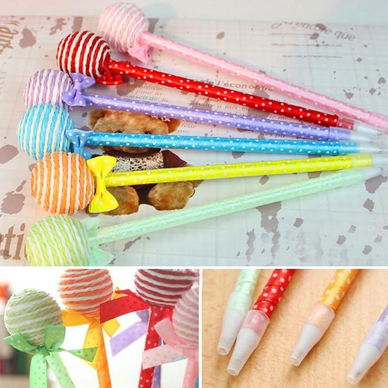 20 Pcs/lot New School Supplies Lollipop Ballpoint Pen Creative Stationery Candy Shape Writing Pens Stationery Material Escolar
20 Pcs/lot New School Supplies Lollipop Ballpoint Pen Creative Stationery Candy Shape Writing Pens Stationery Material Escolar
