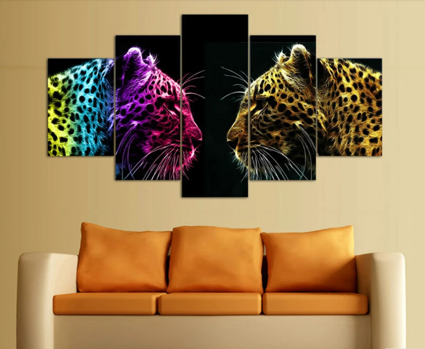 Oil Painting Cuadros Decoracion Unframed Leopard 5 Piece Picture Painting Wall Art Room Decor Canvas For Living Free Shipping
Oil Painting Cuadros Decoracion Unframed Leopard 5 Piece Picture Painting Wall Art Room Decor Canvas For Living Free Shipping