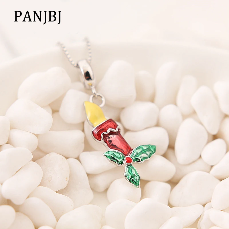New 100% 925 Sterling Silver Beads Charm Christmas Candle Holly Pendant Enamel Charms Fit Bracelet Women Diy Jewelry
New 100% 925 Sterling Silver Beads Charm Christmas Candle Holly Pendant Enamel Charms Fit Bracelet Women Diy Jewelry