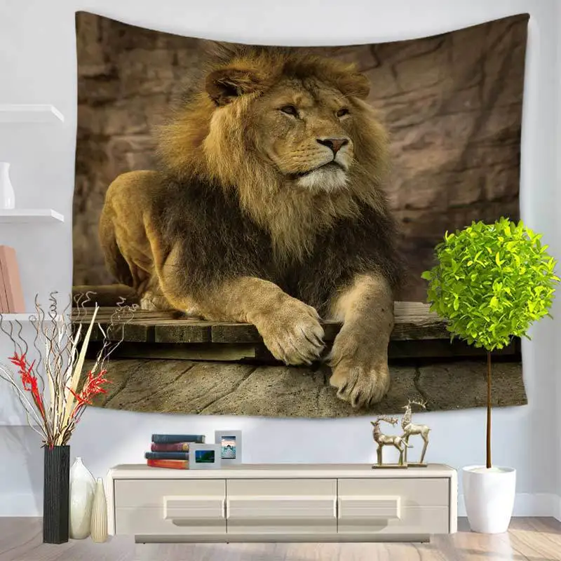 Home Decorative Wall Hanging Carpet Tapestry Rectangle Bedspread lion Animal Pattern GT1119
Home Decorative Wall Hanging Carpet Tapestry Rectangle Bedspread lion Animal Pattern GT1119