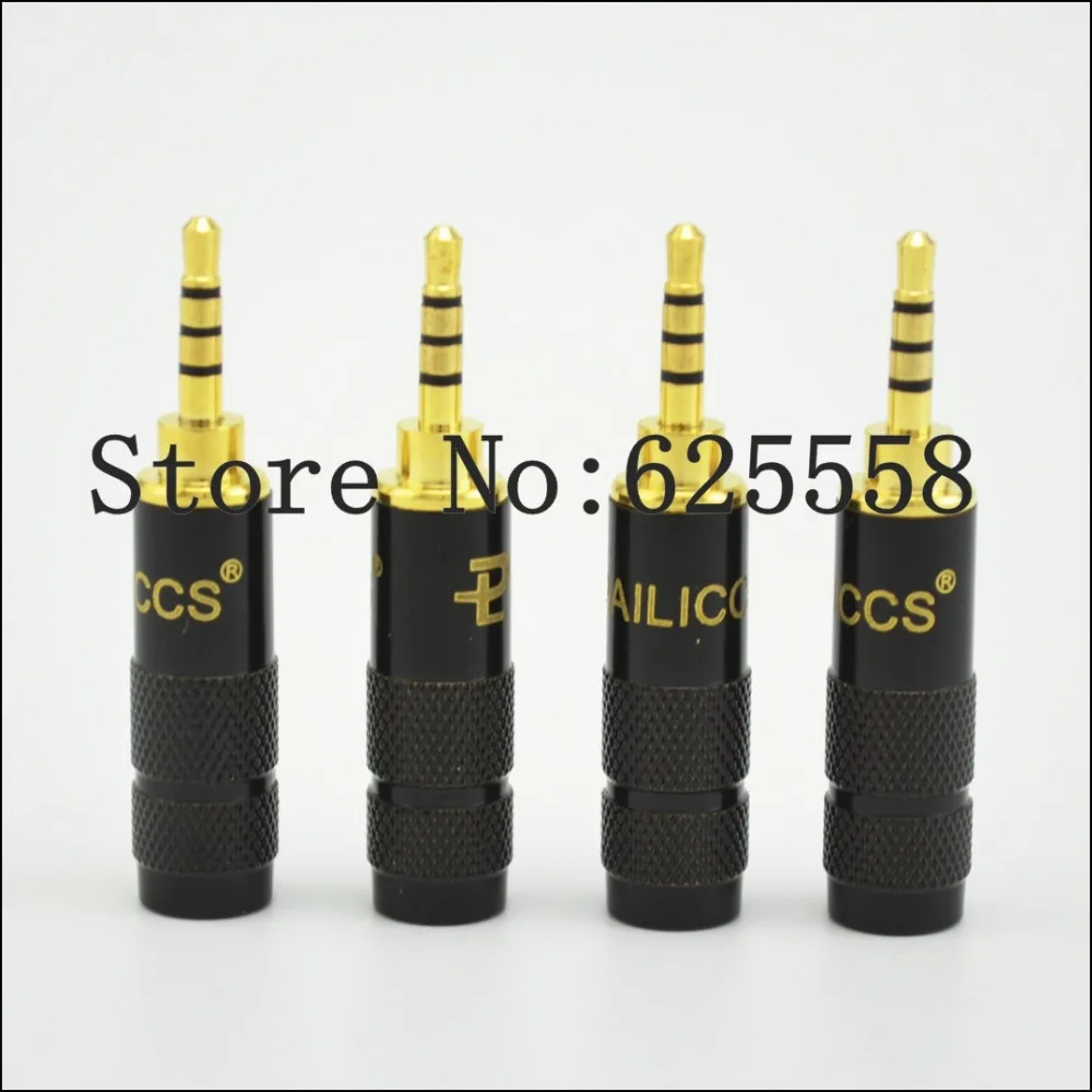 10PCS/lot piliccs 2.5mm 3pole stereo Male Plug Gold Plated Stereo Audio Jack for headphone plug
10PCS/lot piliccs 2.5mm 3pole stereo Male Plug Gold Plated Stereo Audio Jack for headphone plug