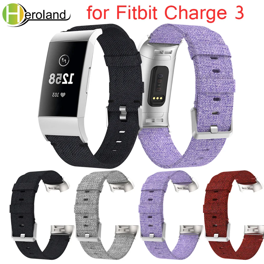 Strap for Fitbit Charge 3 Watchband Smart Bracelet Replacement Canvas Nylon Denim Men Women Smart watch Accessories new fabric
Strap for Fitbit Charge 3 Watchband Smart Bracelet Replacement Canvas Nylon Denim Men Women Smart watch Accessories new fabric