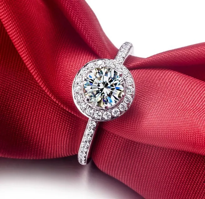 1CT Genuine 18K White Gold Classic Brand Moissanite Jewelry Custom 1:1 Moissanite Diamond Wedding Verified Female Ring
1CT Genuine 18K White Gold Classic Brand Moissanite Jewelry Custom 1:1 Moissanite Diamond Wedding Verified Female Ring