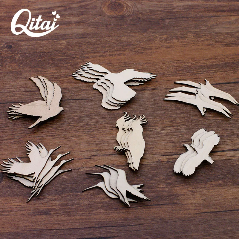 Wooden Carved Bird Shape QITAI 28Pcs/set 7 Designs Wood Crafts Animal DIY Scrapbooking Gifts Home Decoration Wall Stickers WF303
Wooden Carved Bird Shape QITAI 28Pcs/set 7 Designs Wood Crafts Animal DIY Scrapbooking Gifts Home Decoration Wall Stickers WF303