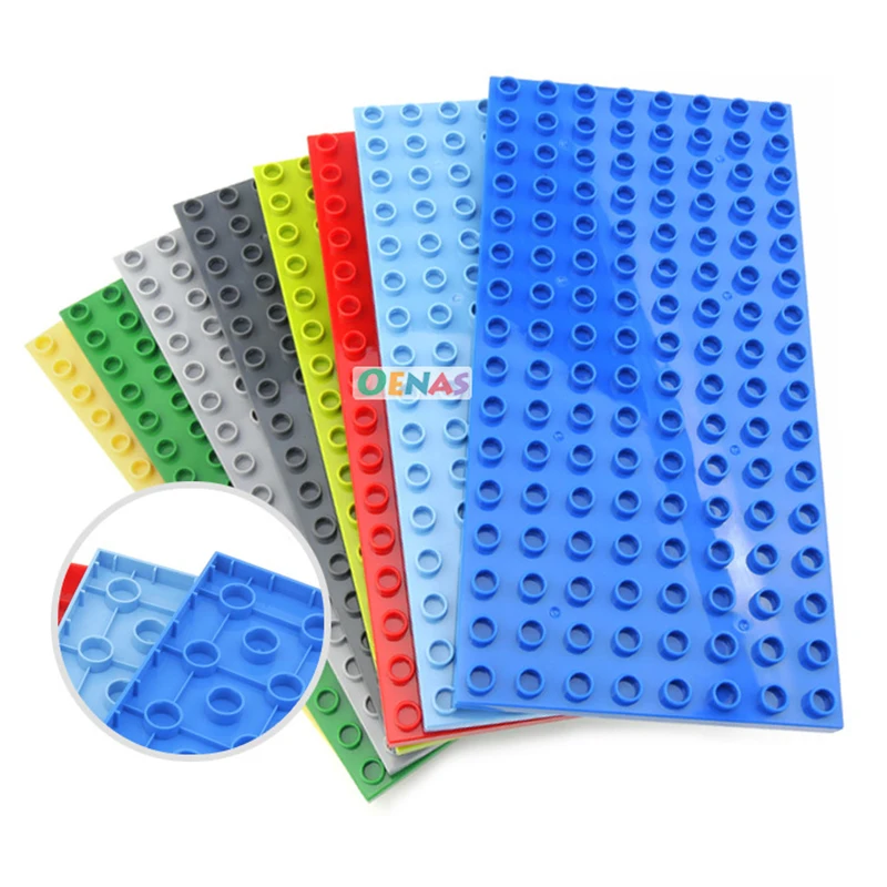 25cm*12cm Baseplate 128 Dots Assemble Big Particle Building Block Compatible Large Size Block Educational Brick Toy for children
25cm*12cm Baseplate 128 Dots Assemble Big Particle Building Block Compatible Large Size Block Educational Brick Toy for children