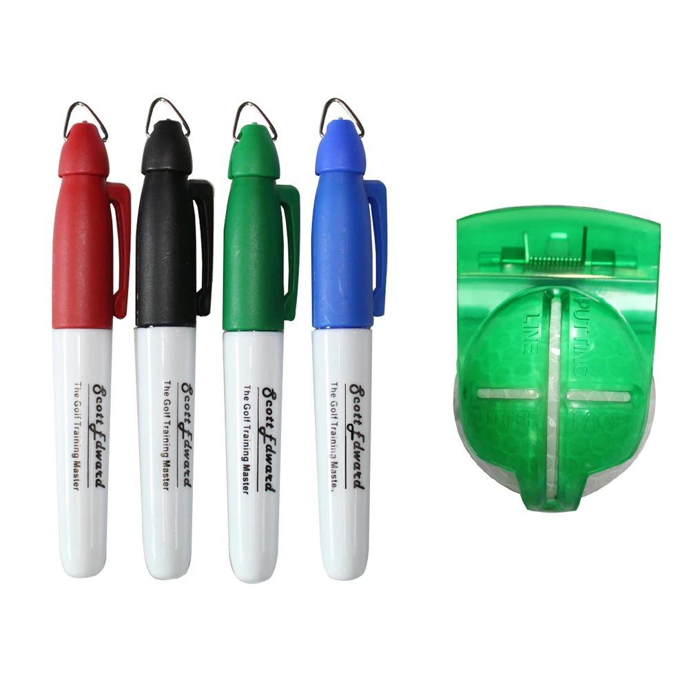Scott Edward 1Pcs Golf Ball Green Line Clip Liner+4Pcs Marker Pen Golf Putting Position Aids Golf Ball Marker Golf Scribe Tools
Scott Edward 1Pcs Golf Ball Green Line Clip Liner+4Pcs Marker Pen Golf Putting Position Aids Golf Ball Marker Golf Scribe Tools