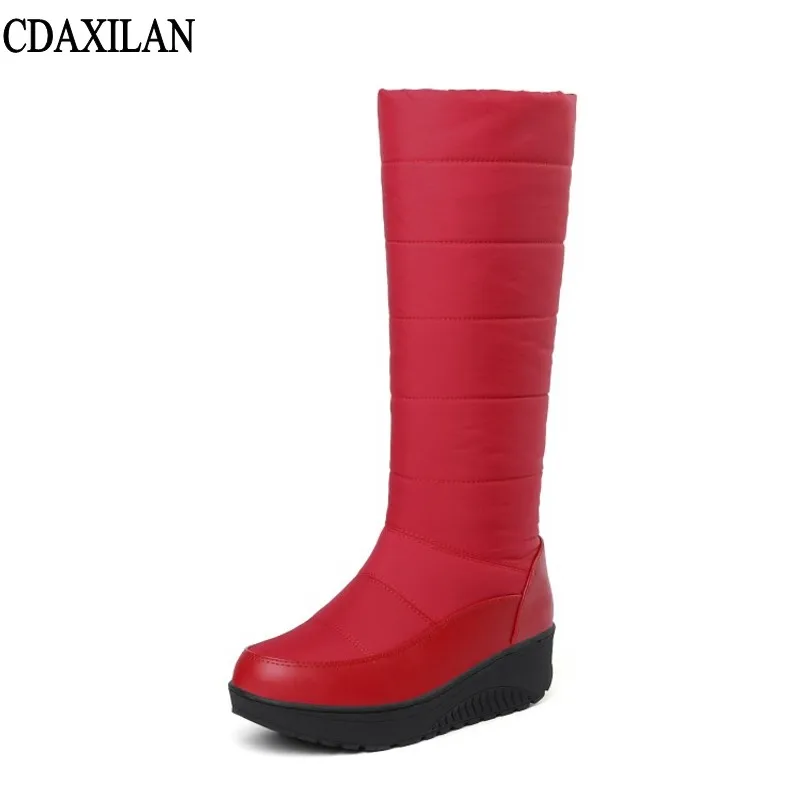 CDAXILAN new to snow boots women's down thickened plush boots warmth legs High-knee boots mid heel wedge boots ladies winter
CDAXILAN new to snow boots women's down thickened plush boots warmth legs High-knee boots mid heel wedge boots ladies winter