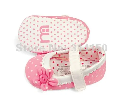 Girls Shoes With Flower Princess Shoes Girls First Walkers Dot Design Beautiful Fabric Flower Decoration 1Pairs/Lot
Girls Shoes With Flower Princess Shoes Girls First Walkers Dot Design Beautiful Fabric Flower Decoration 1Pairs/Lot