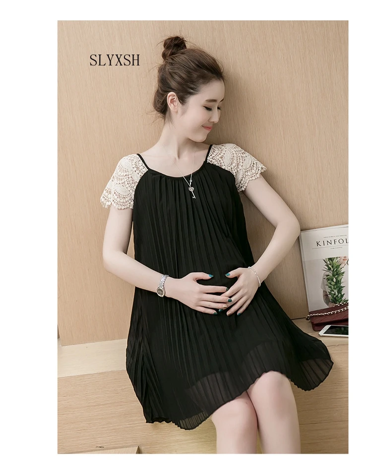 SLYXSH Best Selling Summer Maternity Dress Hollow Out Lace Pregnant Dress Loose Maternity Gown Pregnancy Clothes
SLYXSH Best Selling Summer Maternity Dress Hollow Out Lace Pregnant Dress Loose Maternity Gown Pregnancy Clothes