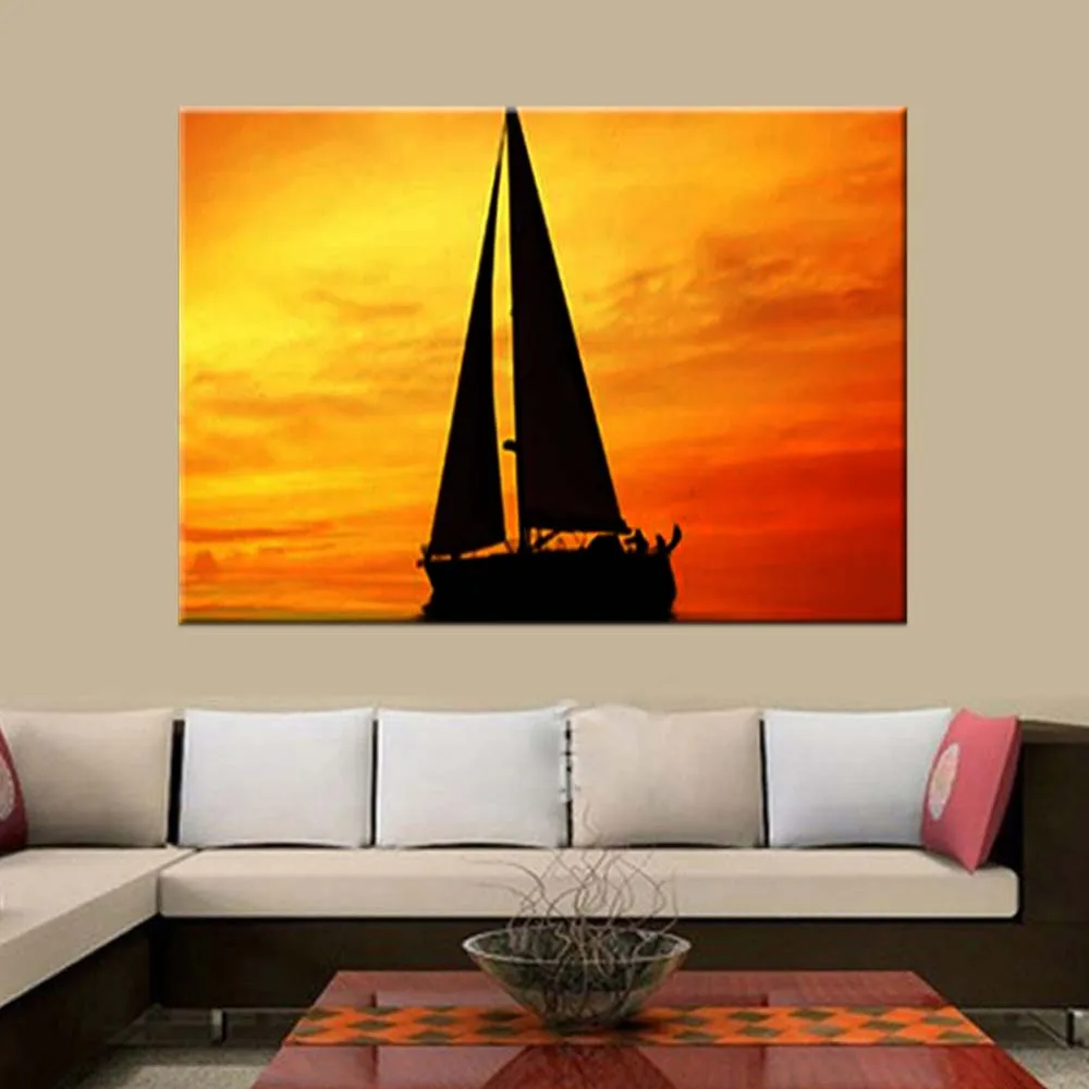 Hand Painted Abstract SailBoat Seascape Canvas Wall Oil Painting Abstract Sunset Wall Art Picture Living Room Bedroom Home Decor 
Hand Painted Abstract SailBoat Seascape Canvas Wall Oil Painting Abstract Sunset Wall Art Picture Living Room Bedroom Home Decor