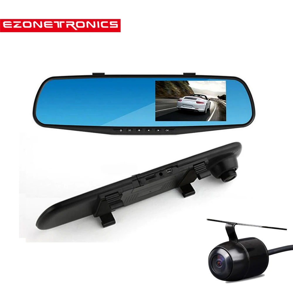 Free Shipping Car HD 4.3'' Dual Lens Video Recorder Dash Cam Rearview Mirror Car Camera Waterproof DVR Rear View Camera 2010
Free Shipping Car HD 4.3'' Dual Lens Video Recorder Dash Cam Rearview Mirror Car Camera Waterproof DVR Rear View Camera 2010