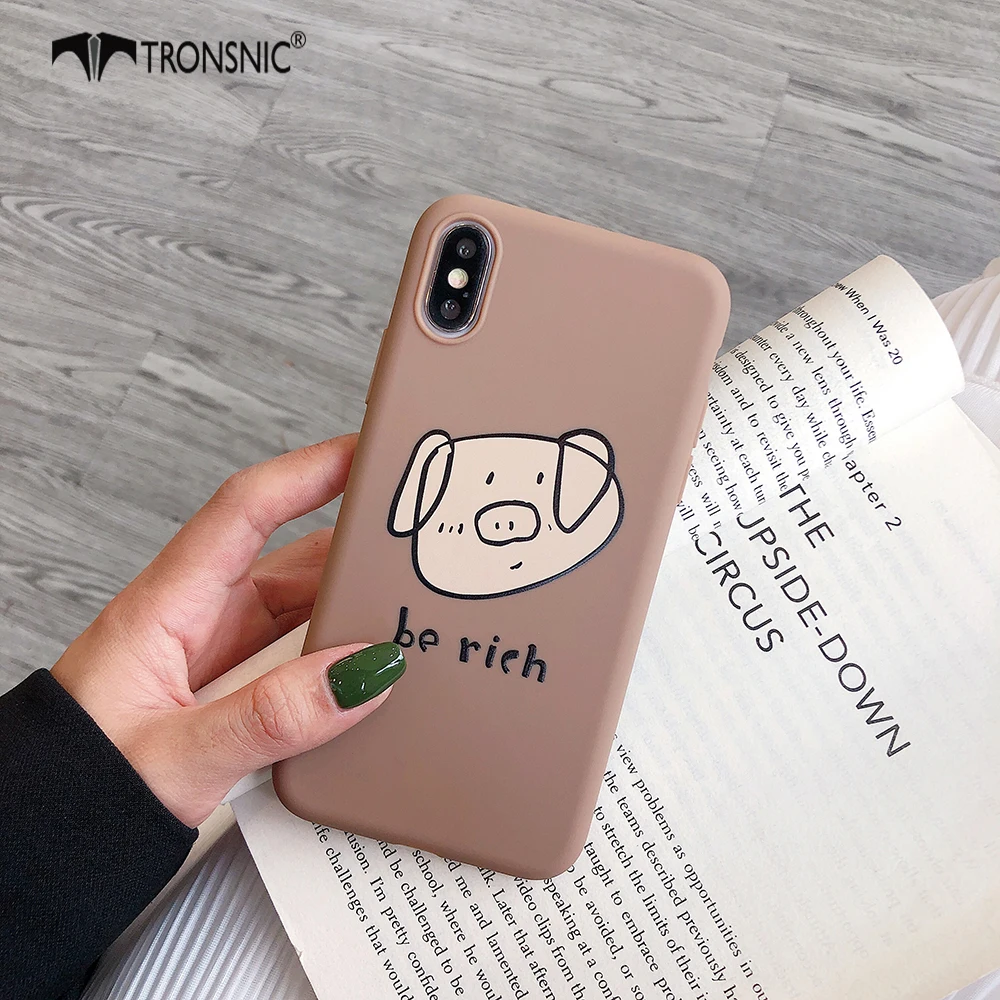 Силиконовый чехол TRONSNIC для iPhone X XS MAX XR 5 SE 6S 7 8 Plus | Мобильные телефоны и аксессуары