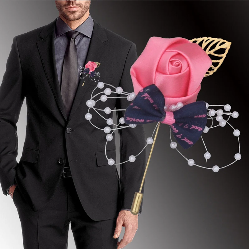 5Pieces/Lot Wedding Groom Groomsman Boutonniere Party Prom Best Man Corsage Handmade Satin Rose New Style Men Suit Brooch Flower
5Pieces/Lot Wedding Groom Groomsman Boutonniere Party Prom Best Man Corsage Handmade Satin Rose New Style Men Suit Brooch Flower