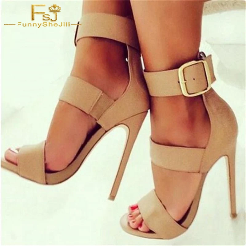 Khaki Tan Tri-strap Sandals Stilettos Thin High Heels Sexy Buckle Strapy Summer Women Shoes 2021 Round Toe Customization
Khaki Tan Tri-strap Sandals Stilettos Thin High Heels Sexy Buckle Strapy Summer Women Shoes 2021 Round Toe Customization