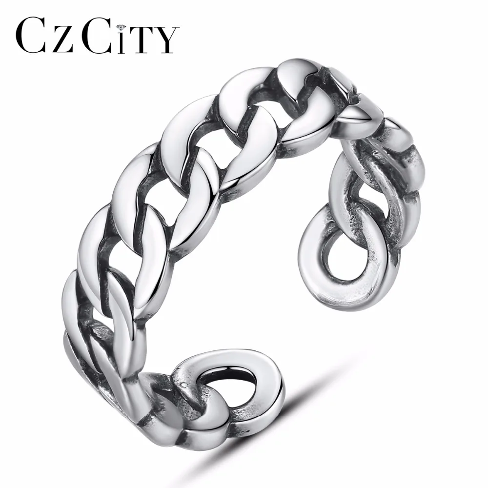 CZCITY Buckle Ring Jewelry Polishing S 925 Sterling Silver Noble Rings for Women & Men Adjustable Cuff Thailand Knitted Ring
CZCITY Buckle Ring Jewelry Polishing S 925 Sterling Silver Noble Rings for Women & Men Adjustable Cuff Thailand Knitted Ring