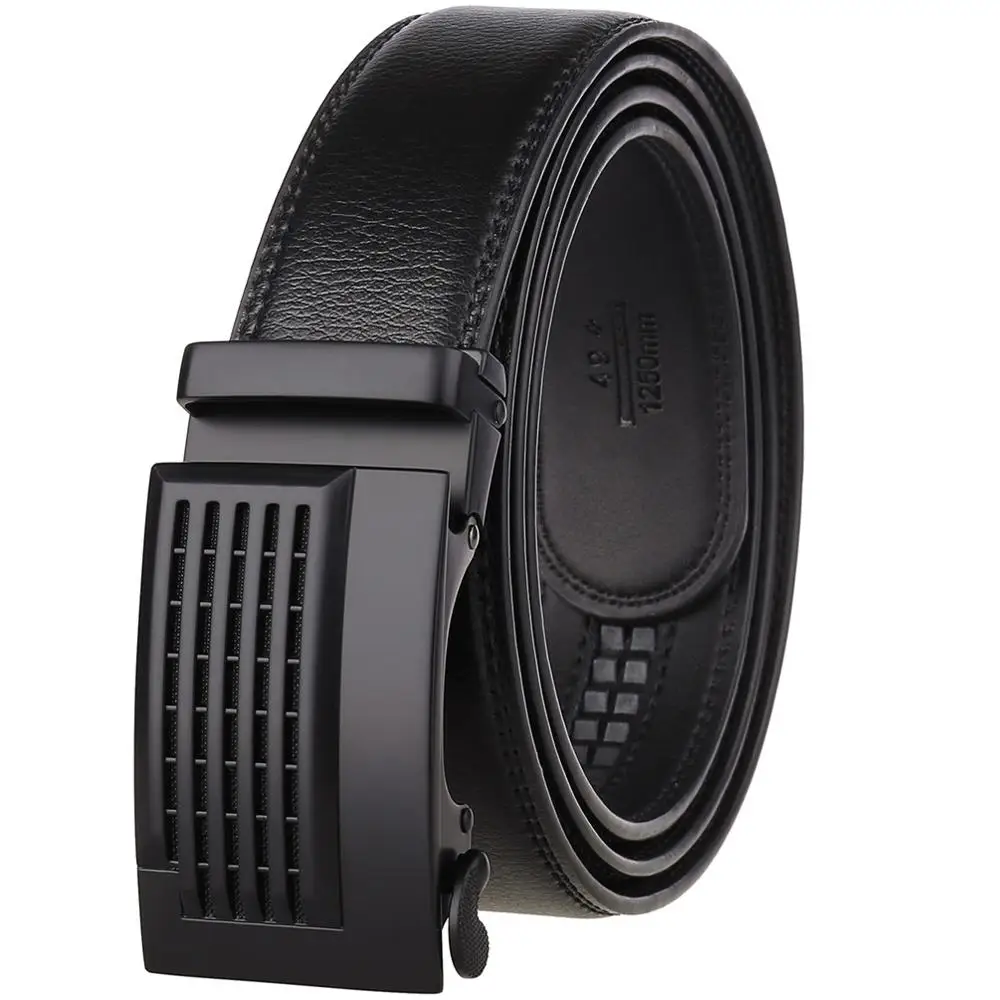 2019 Men Black Genuine Leather Belt Quality Automatic Buckle Strap Belt for Male Fashion Designer Cowhide Belts
2019 Men Black Genuine Leather Belt Quality Automatic Buckle Strap Belt for Male Fashion Designer Cowhide Belts