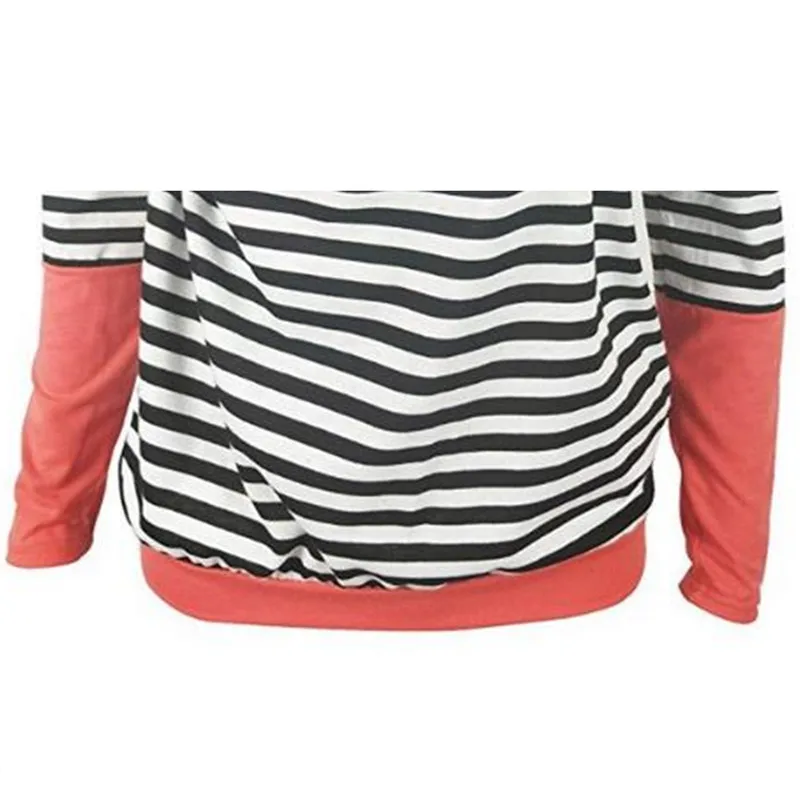 Maternity Nursing tops Fashion Striped Long Sleeve Pregnancy Clothes Breastfeeding Tops T-shirt for Pregnant Women B0053
Maternity Nursing tops Fashion Striped Long Sleeve Pregnancy Clothes Breastfeeding Tops T-shirt for Pregnant Women B0053