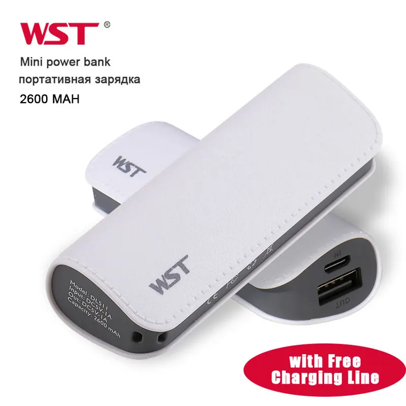 WST мини внешний аккумулятор Портативная зарядка батарея внешние аккумуляторы для Samsung iPhone Мобильный Внешний аккумулятор USB порты зарядное у...
WST мини внешний аккумулятор Портативная зарядка батарея внешние аккумуляторы для Samsung iPhone Мобильный Внешний аккумулятор USB порты зарядное у...