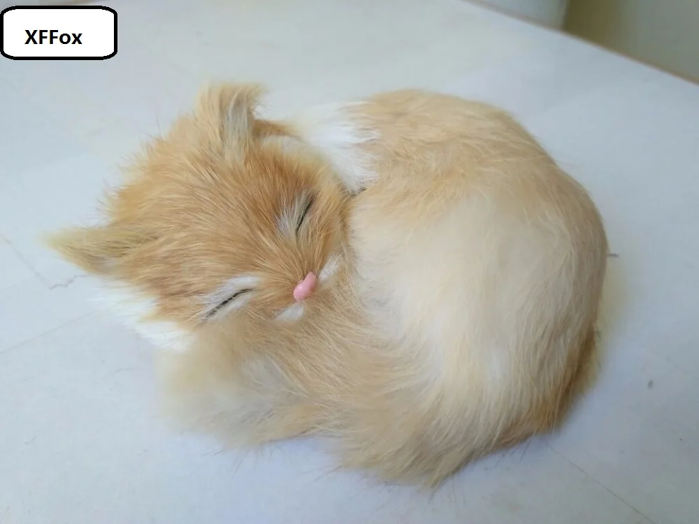 cute real life sleeping cat model plastic&furs simulation yellow cat doll gift about 12x10cm xf1234
cute real life sleeping cat model plastic&furs simulation yellow cat doll gift about 12x10cm xf1234