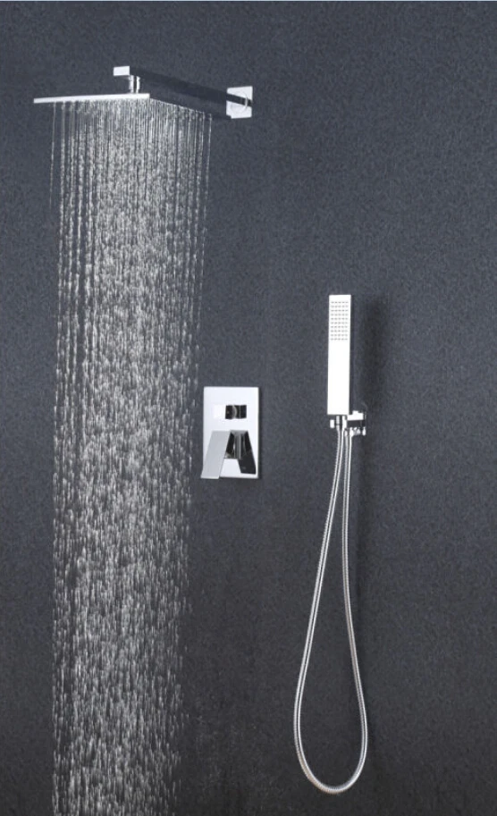 Conceal Wall Mounted Bathtub Shower Faucet Set Brass Rainfall 8"Shower Head 011
Conceal Wall Mounted Bathtub Shower Faucet Set Brass Rainfall 8"Shower Head 011