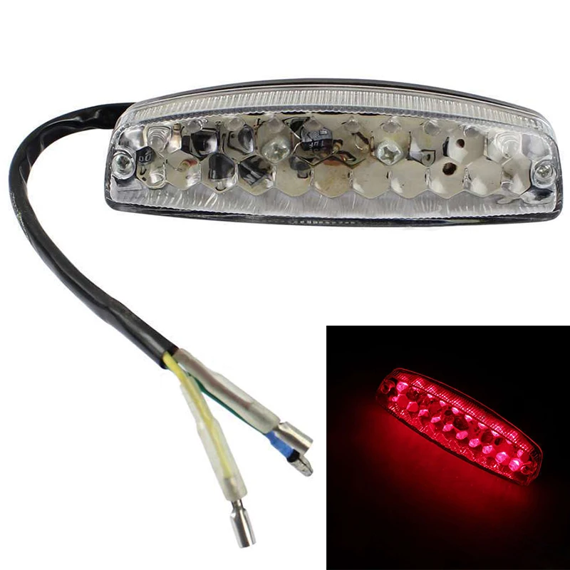 JX-LCLYL Universal 12V Motorcycle ATV Dirt Bike LED Tail Stop Brake Running Light Clear
JX-LCLYL Universal 12V Motorcycle ATV Dirt Bike LED Tail Stop Brake Running Light Clear