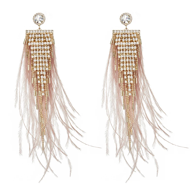 Charmcci 925 Silver Needle Feather Long Tassel Earrings For Women Fashion Boho Rhinestone Drop Earrings Jewelry Wholesale Female
Charmcci 925 Silver Needle Feather Long Tassel Earrings For Women Fashion Boho Rhinestone Drop Earrings Jewelry Wholesale Female