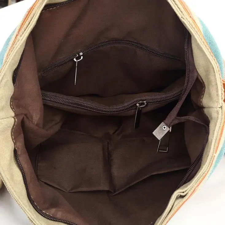 New Arrival KVKY Large Locket Patchwork Color Women Handbags Canvas Bag Shoulder Messenger Bag
New Arrival KVKY Large Locket Patchwork Color Women Handbags Canvas Bag Shoulder Messenger Bag