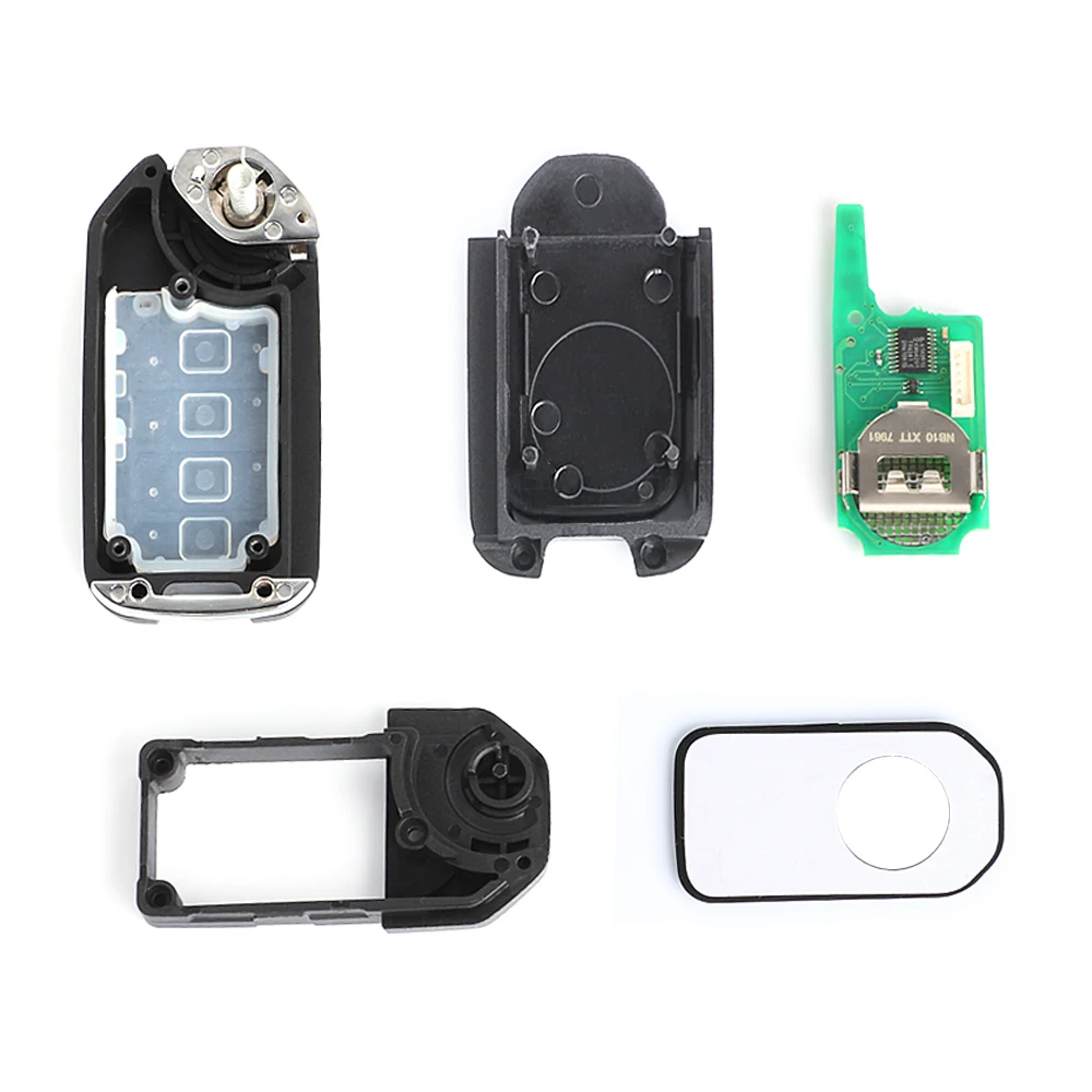 Keyecu Upgraded Flip Remote Car Key Fob 3 Button 433 MHz ID46 for HONDA Civic from 2009-2014
Keyecu Upgraded Flip Remote Car Key Fob 3 Button 433 MHz ID46 for HONDA Civic from 2009-2014