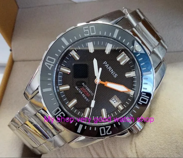parnis 43mm Black dial Sapphire crystal glass waterproof 21 jewel automatic mechanical movement men's watch Mechanical watches 8
parnis 43mm Black dial Sapphire crystal glass waterproof 21 jewel automatic mechanical movement men's watch Mechanical watches 8