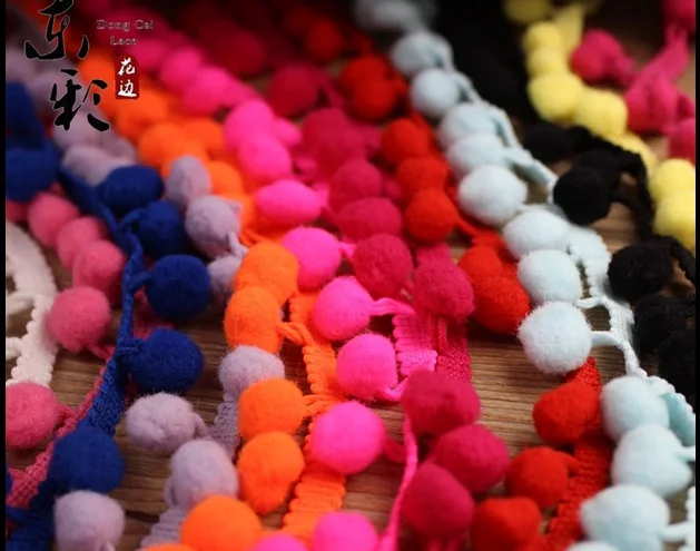 free shipping 10 yards/lot pompom mini ball lace multi colors pompom trim ribbon pompones colors craft diy sewing accessories251
free shipping 10 yards/lot pompom mini ball lace multi colors pompom trim ribbon pompones colors craft diy sewing accessories251