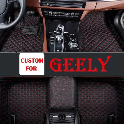 Пользовательские автомобильные коврики для geely boyue atlas emgrand ec7 Sc7 Gc6 Gc9 3D авто