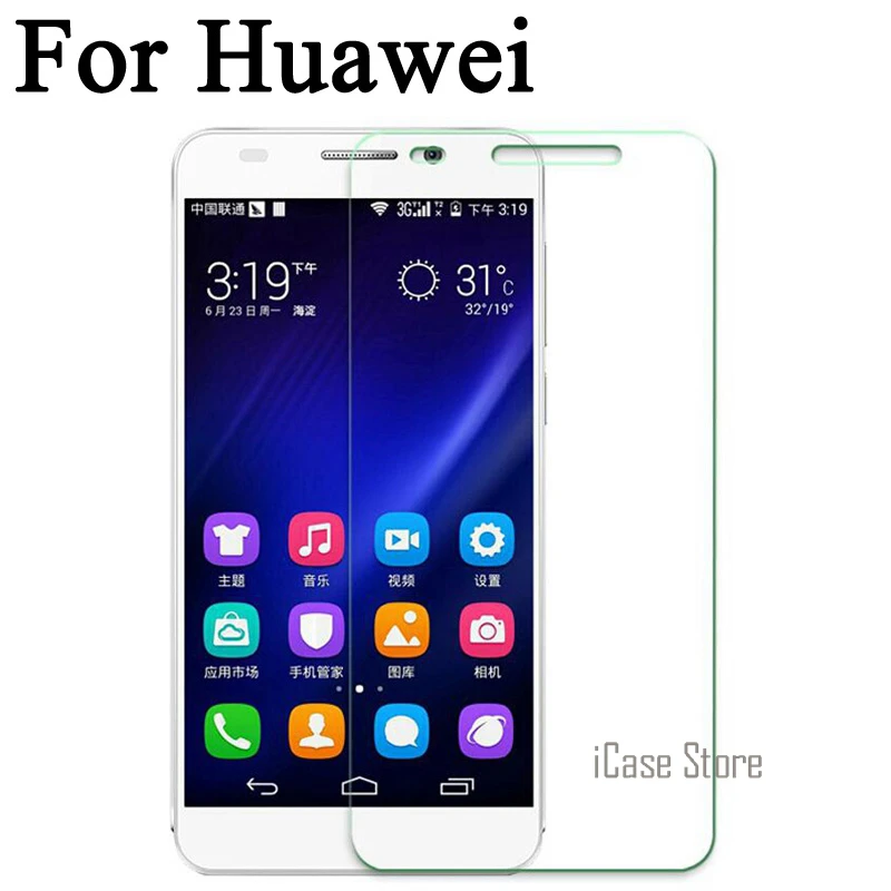 Закаленное Стекло для Huawei Y6 Pro II Honor 4C 4X5X7 V8 Ascend P8 Lite P7 G6 G7 Экран защитная плёнка НУА
