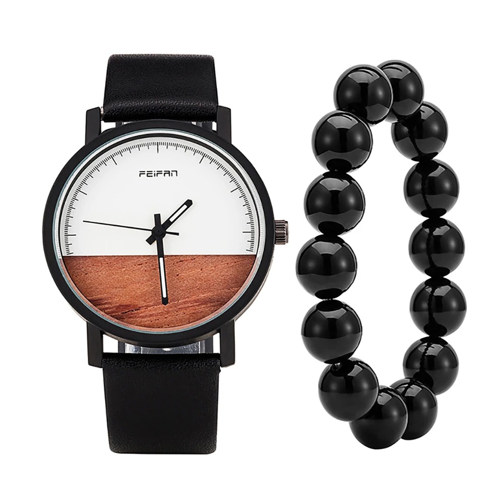 3pcs FEIFAN Men's Casual Watches with agate beads bracelet set for red watch box gift 2018 new designer leather waterproof hour
3pcs FEIFAN Men's Casual Watches with agate beads bracelet set for red watch box gift 2018 new designer leather waterproof hour