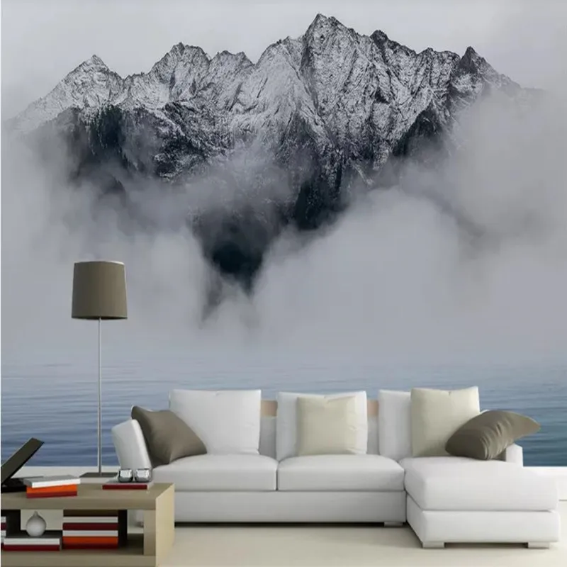 Custom wallpaper new Chinese style ink landscape art simple TV background wall painting - waterproof material
Custom wallpaper new Chinese style ink landscape art simple TV background wall painting - waterproof material