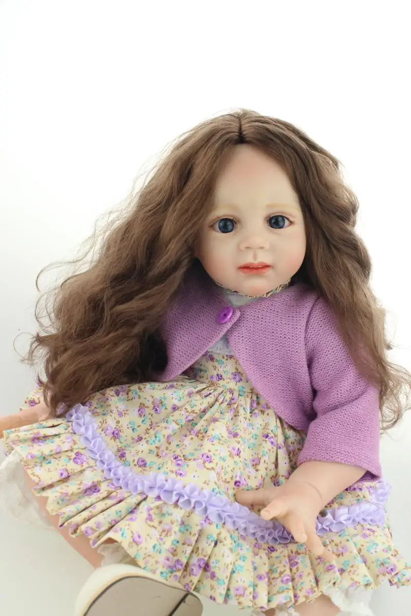 60cm Soft Body Silicone Reborn Baby Doll Vinyl Newborn Girl Babies Dolls Kids Child Gift Girl Brinquedos Bebe Reborn Rooted Hair
60cm Soft Body Silicone Reborn Baby Doll Vinyl Newborn Girl Babies Dolls Kids Child Gift Girl Brinquedos Bebe Reborn Rooted Hair