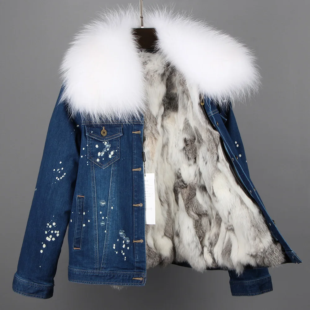 New Fashion Spring Autumn Warmth Thicken Loose Coat Women Zipper Rex Rabbit Fur High-quality Female Fanx fur CY378 | Женская одежда