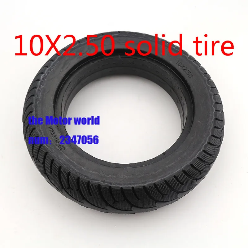 Electric Scooter solid Tires 10x2.50 Solid Wheel Tyres Tyre Inflation Free for 8/10 inch Electric Scooter Accessory
Electric Scooter solid Tires 10x2.50 Solid Wheel Tyres Tyre Inflation Free for 8/10 inch Electric Scooter Accessory